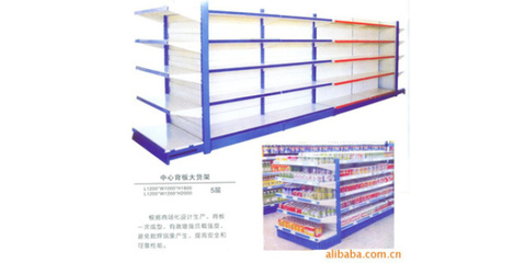 背板超市貨架、中央超市貨架與果蔬貨架的特點與區(qū)別